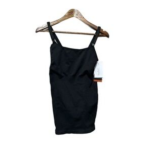 Ingrid + Isabel Black Postpartum Shaping Cami Tank Top L